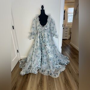 Selkie Women’s Floral Ruffle Dress Size 3X Preowned Like New